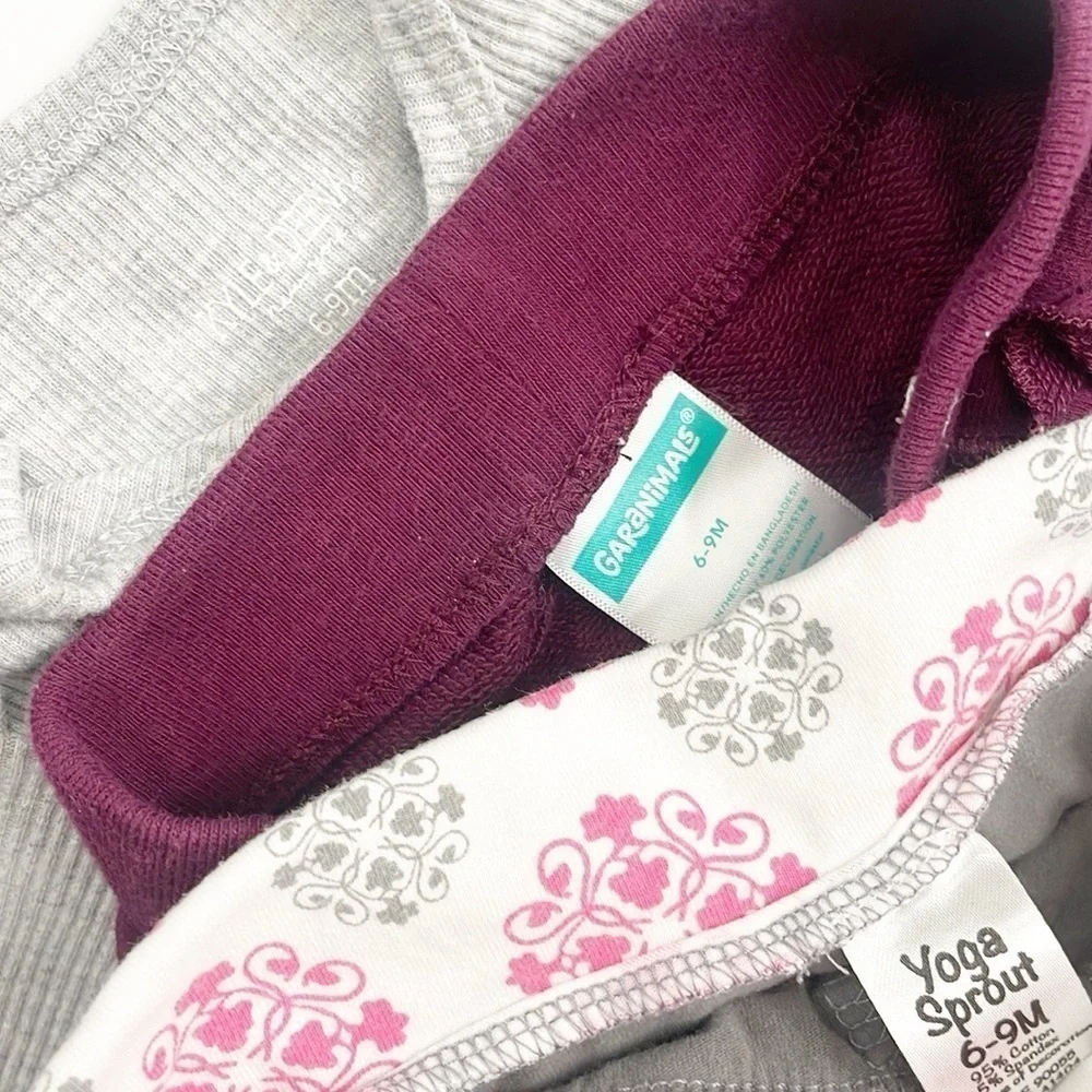 Kyle & Deena/Garanimals/Yoga Sprout mix-and-match baby girls outfits